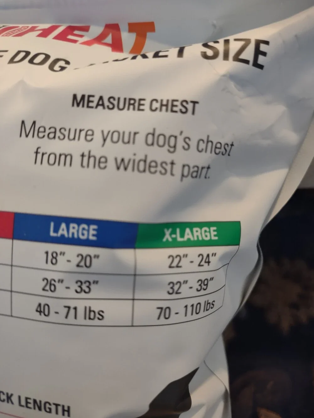32 Degree Dog Jacket Water Proof XL Blue/White New Still In Package Never Opened